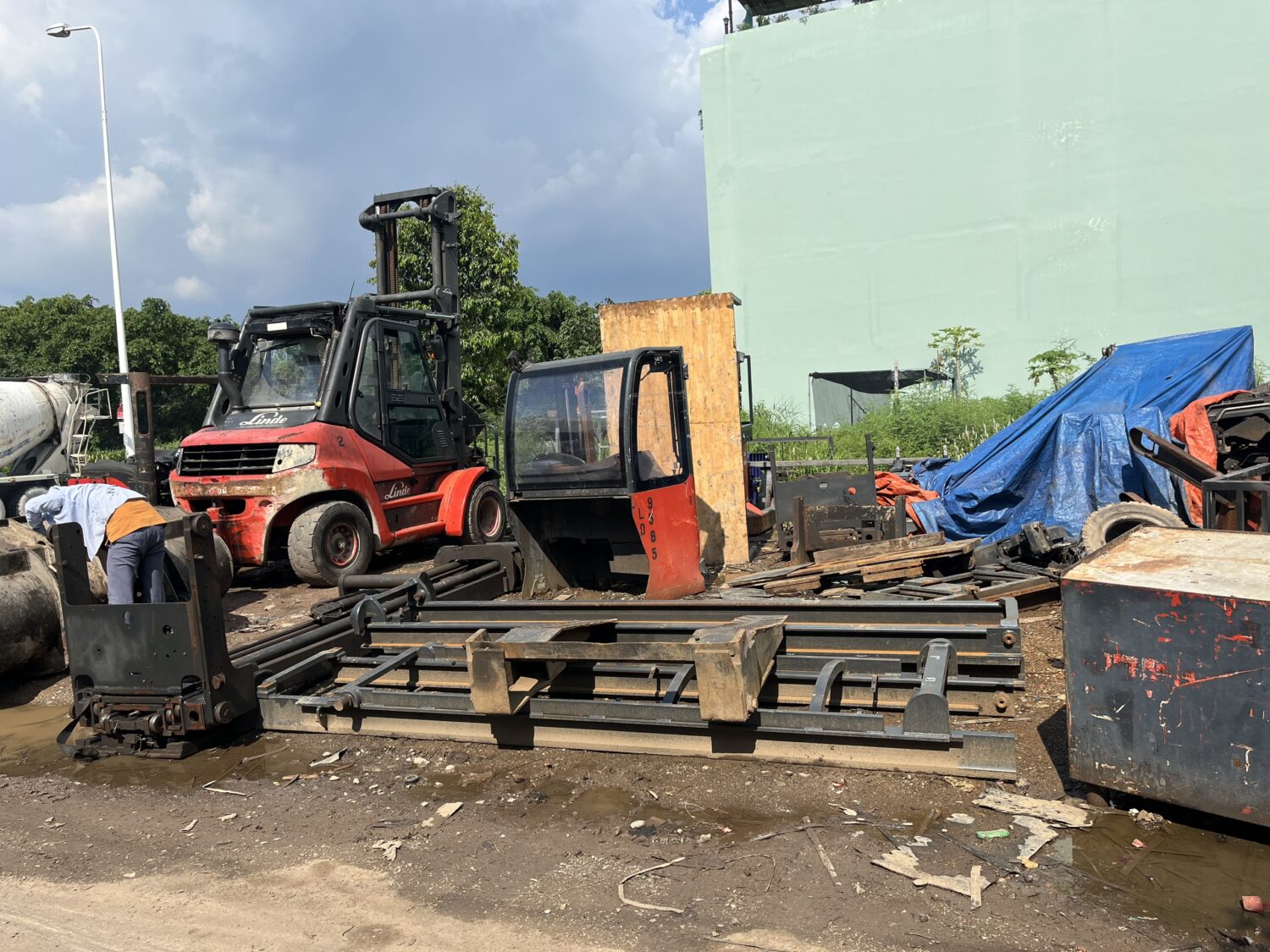 sửa chữa xe nâng điện pallet