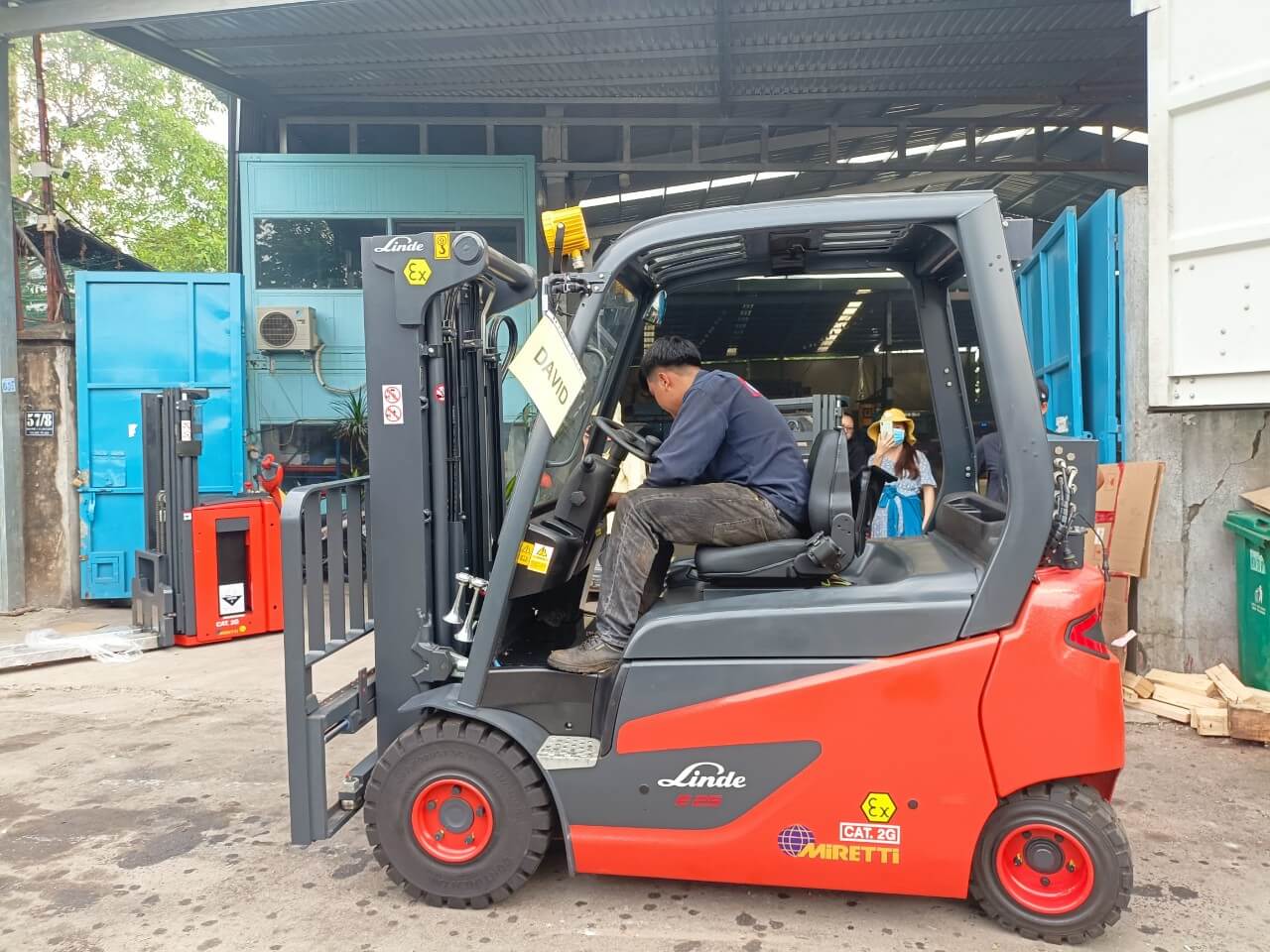 xe nâng chống cháy nổ