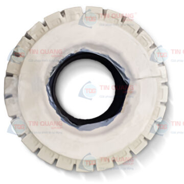 Bánh đặc trắng 300-15/8.00 HT,Non Lock Beige - 000003429