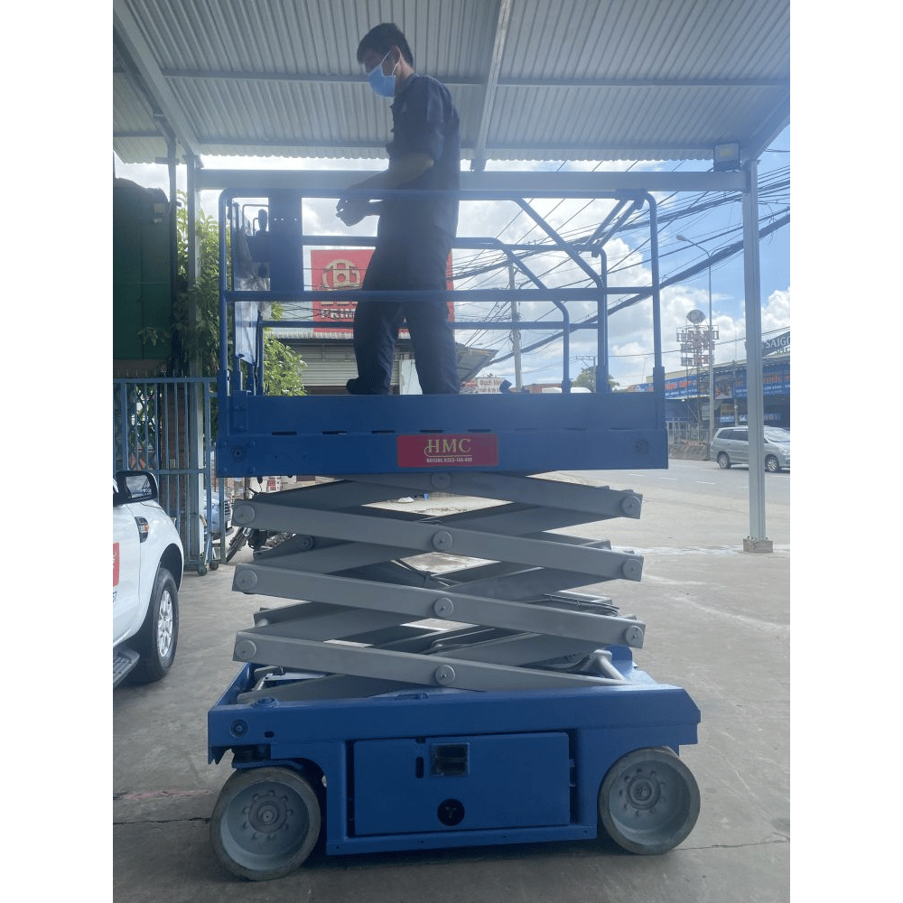 Xe Nâng Người Cắt Kéo Cũ Chạy Điện Manitou 78XE - Ảnh 2