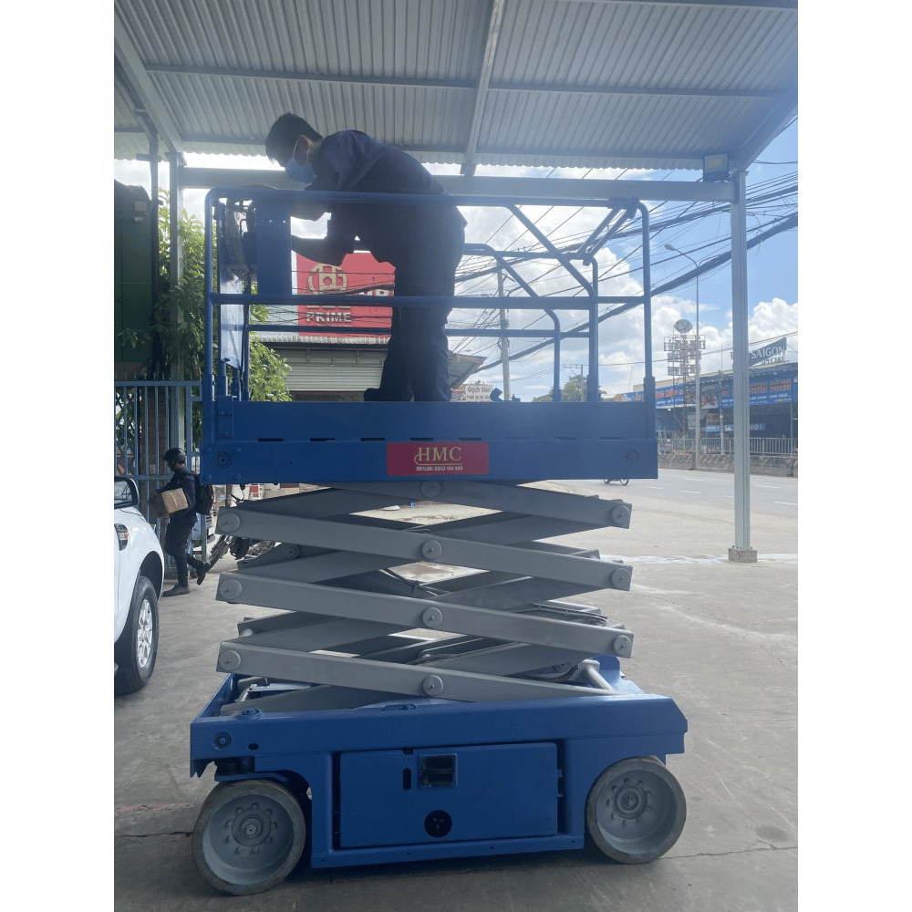Xe Nâng Người Cắt Kéo Cũ Chạy Điện Manitou 78XE - Ảnh 3