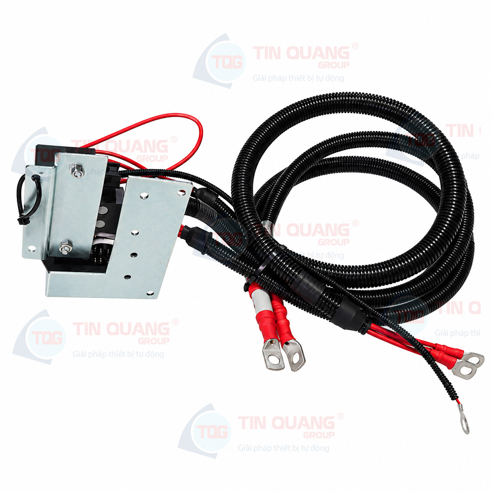 Dây điện, cầu chì, rơ le dưới bình ắc quy xe Reachstacker - 45106601