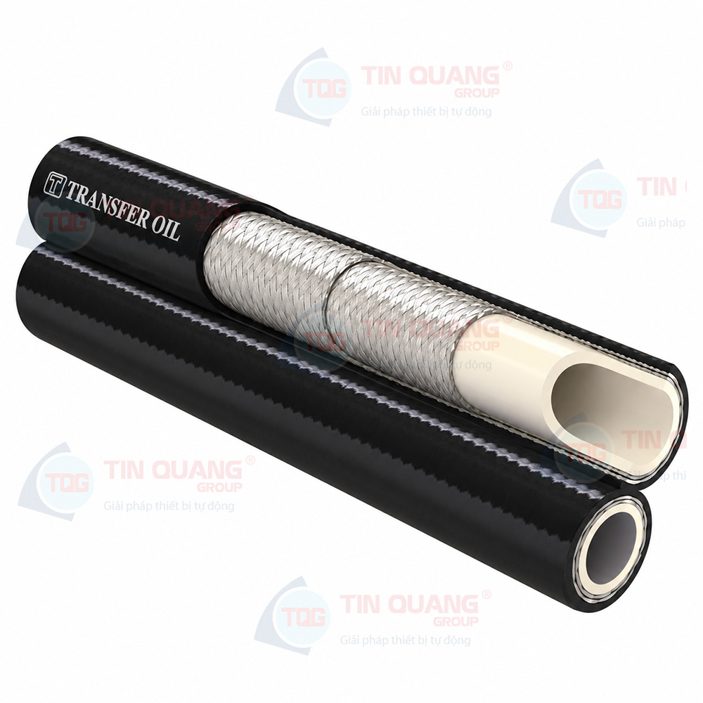 Ống Dầu Thủy Lực Đôi 3/8" Bố Vải Kho Lạnh -55°C CPLT 3600 Twin (DN10) Transfer Oil 1634 (Ý)